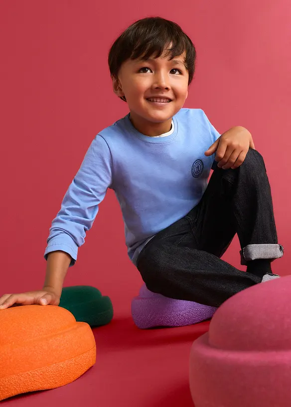 Lot de 2 T-shirts manches longues Lurchi doux en coton, Lurchi