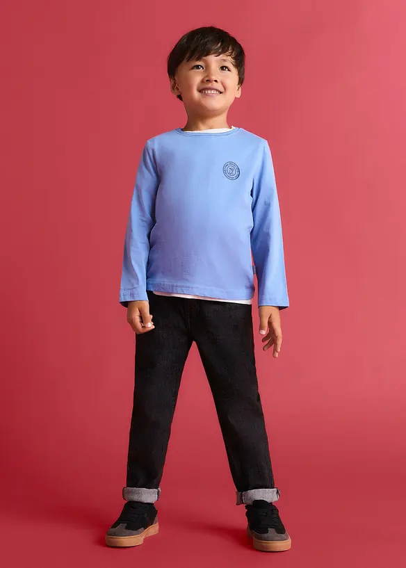 Lot de 2 T-shirts manches longues Lurchi doux en coton, Lurchi