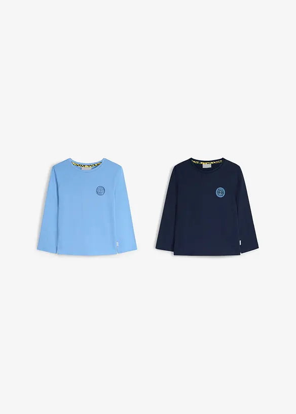 Lot de 2 T-shirts manches longues Lurchi doux en coton, Lurchi