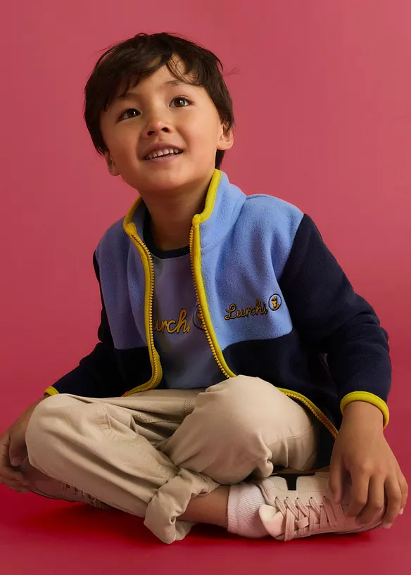Veste polaire Lurchi &agrave; d&eacute;tails contrastants, Lurchi
