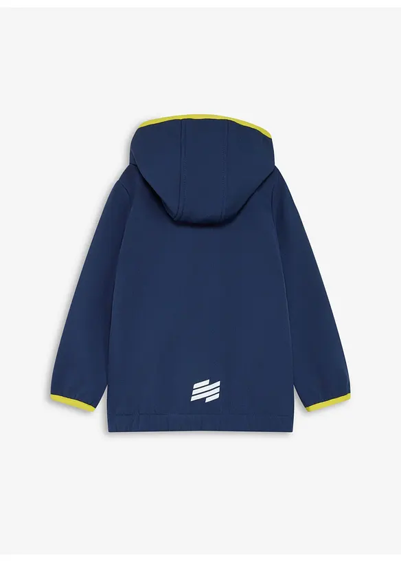 Veste softshell Lurchi &agrave; d&eacute;tails contrastants, d&eacute;perlante, Lurchi