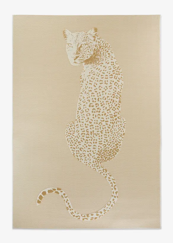 Tapis int&eacute;rieur et ext&eacute;rieur avec l&eacute;opard, bonprix