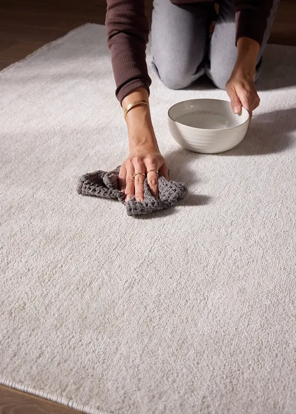 Teppich mit weicher Oberfl&auml;che, bonprix