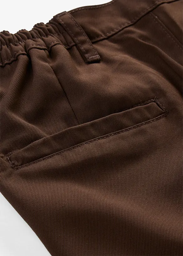 Pantalon large &agrave; pinces, taille &eacute;lastiqu&eacute;e, bonprix