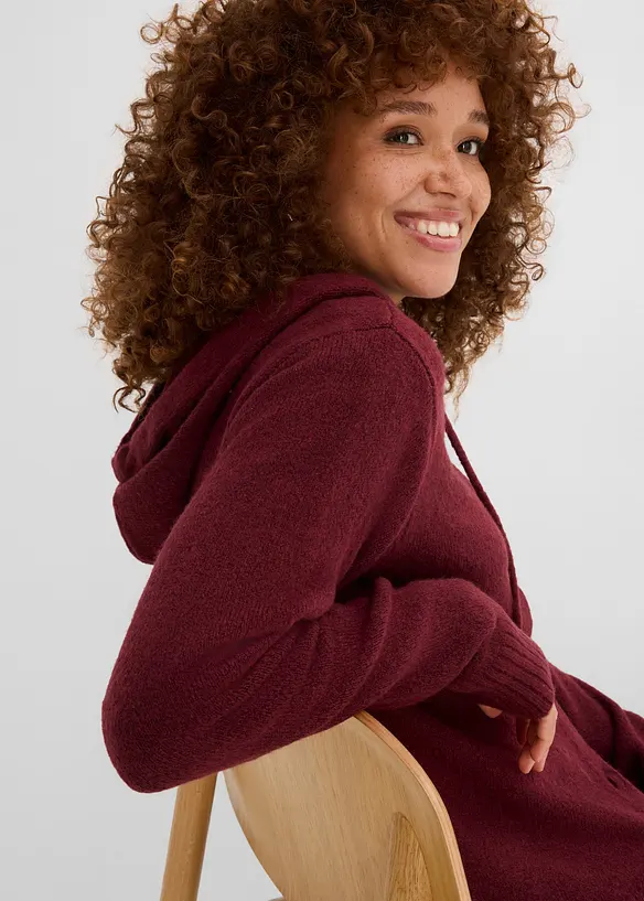 Strickjacke mit Kapuze, bonprix