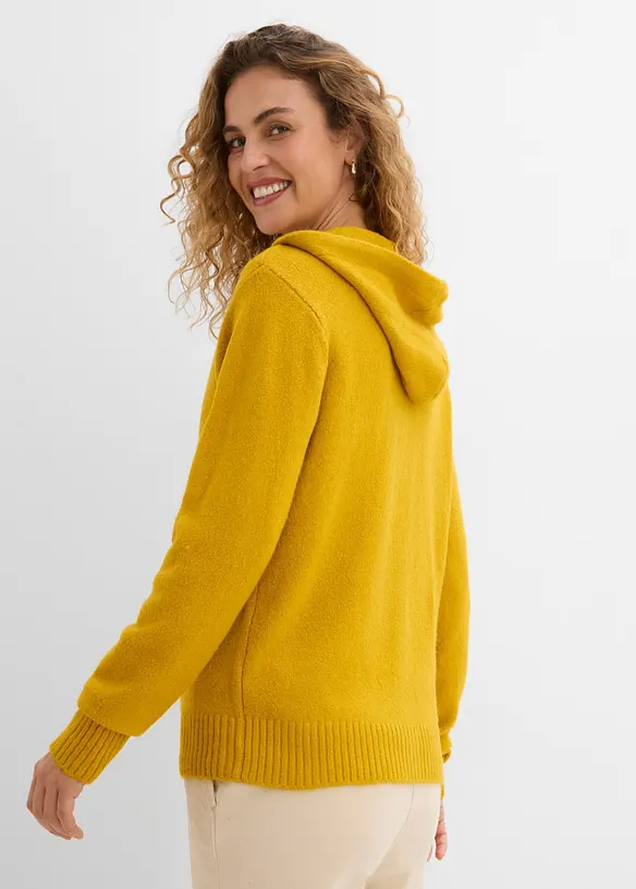 Strickjacke mit Kapuze, bonprix