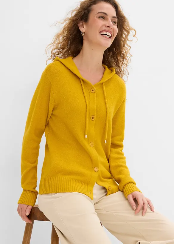 Strickjacke mit Kapuze, bonprix
