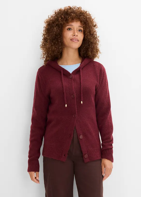 Strickjacke mit Kapuze, bonprix