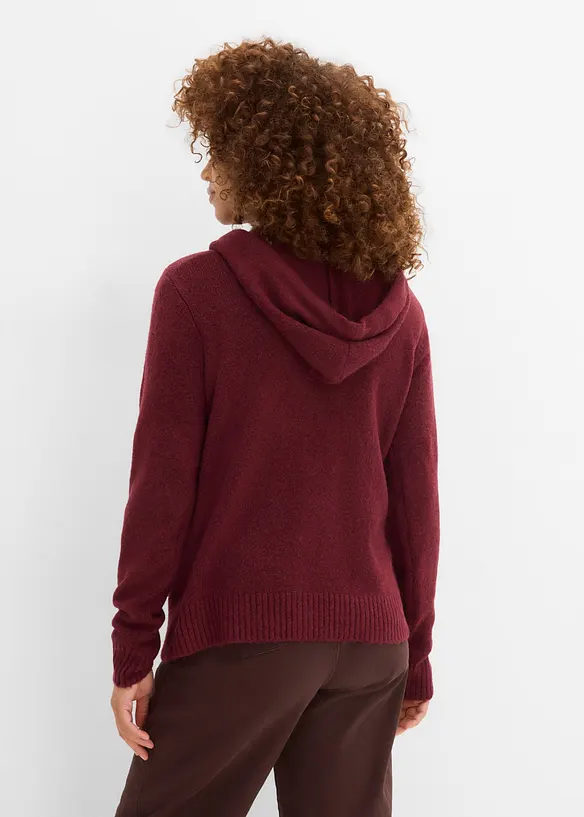 Strickjacke mit Kapuze, bonprix