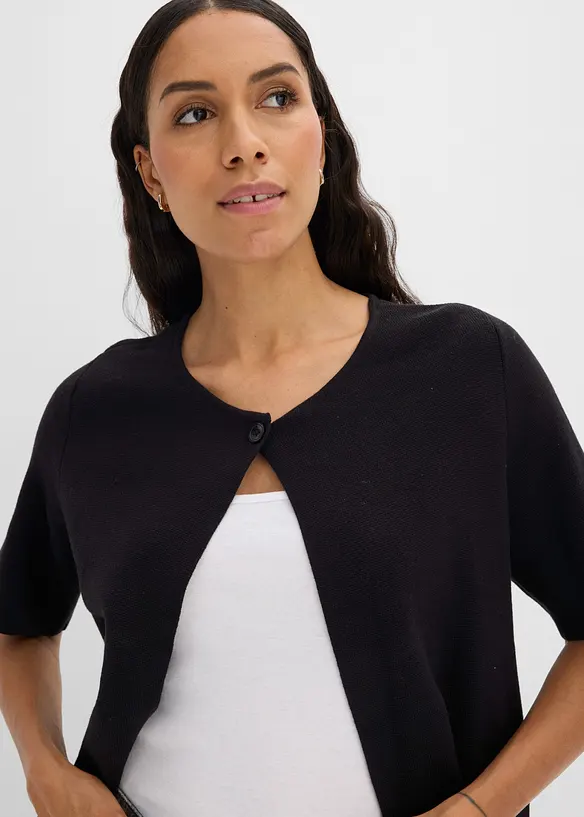 Strickjacke aus Baumwoll-Mix, bonprix