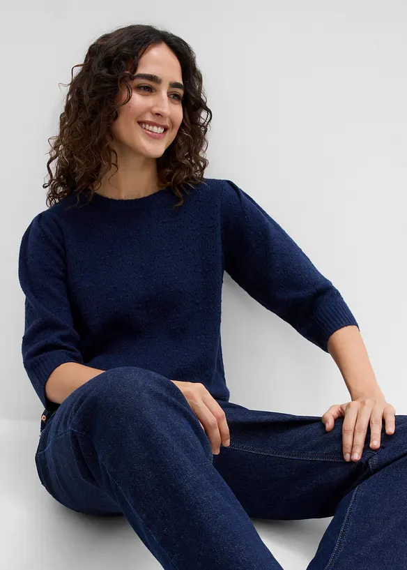 Pull ajour&eacute;, bonprix
