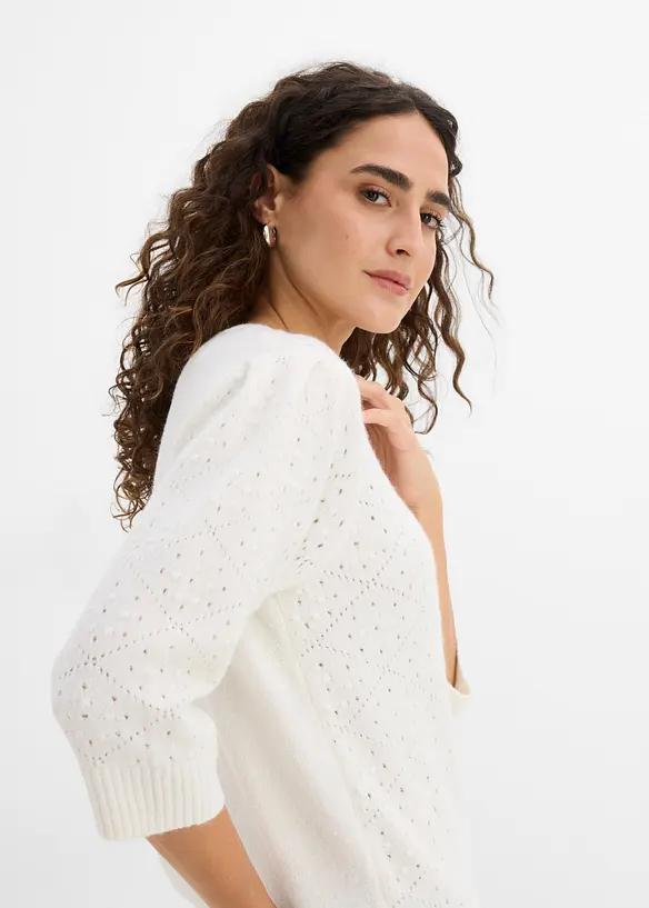 Pull ajour&eacute;, bonprix
