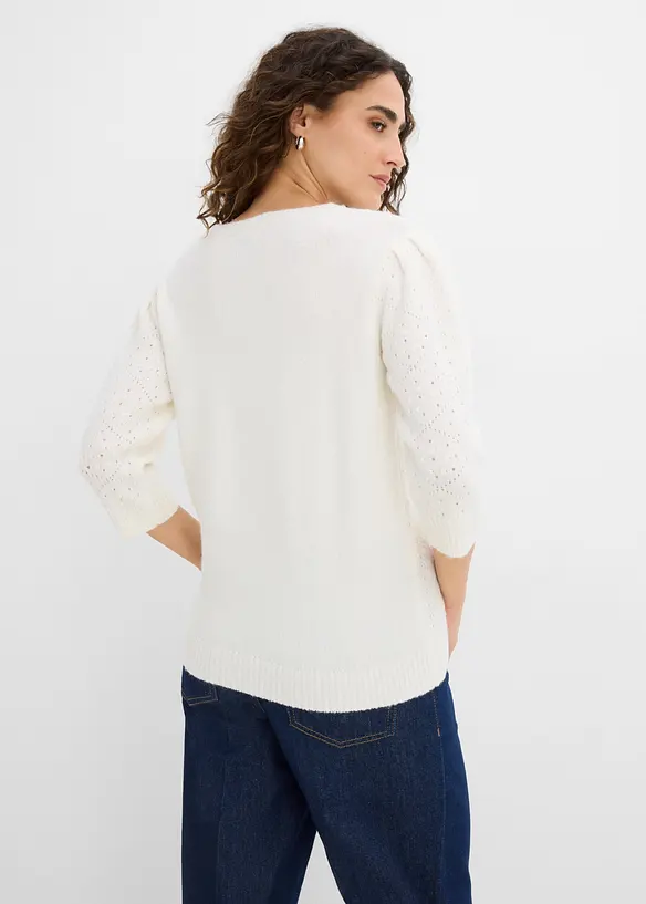 Pull ajour&eacute;, bonprix