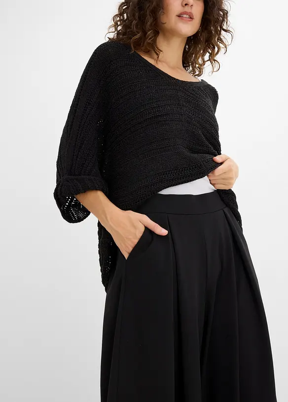Pantalon &agrave; taille &eacute;lastiqu&eacute;e, bonprix