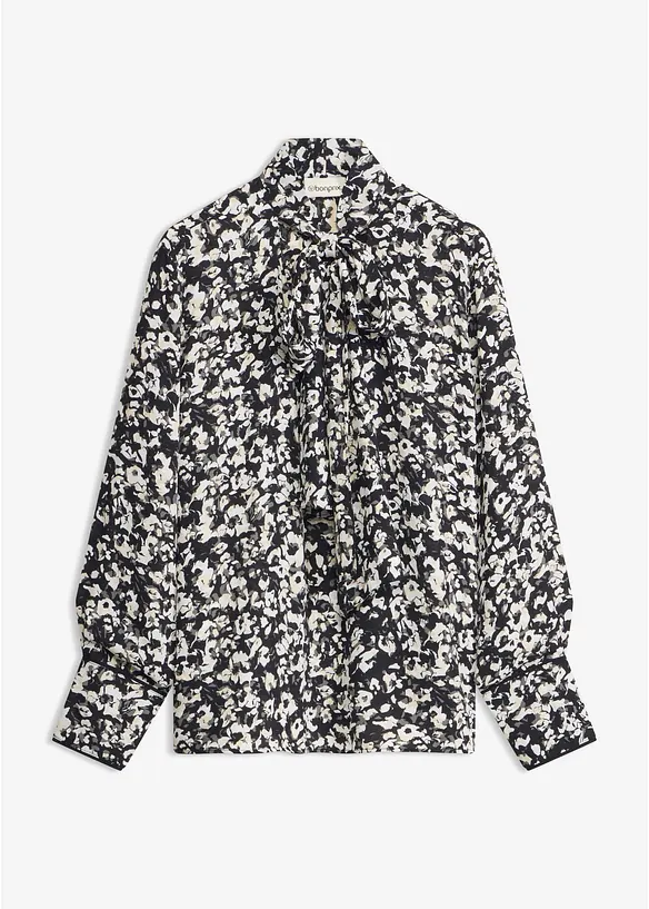 Bluse mit Bindeschal, bonprix