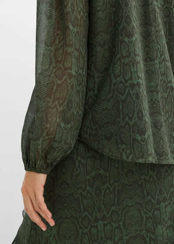 Bluse mit Spitzenverzierung, bonprix