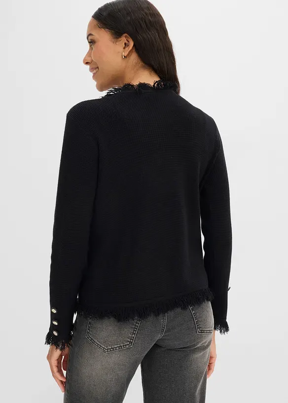 Strickjacke aus Boucl&eacute;, bonprix