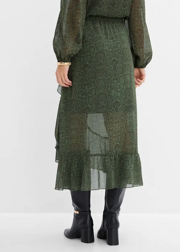 Chiffon-Rock in Wickeloptik, bonprix