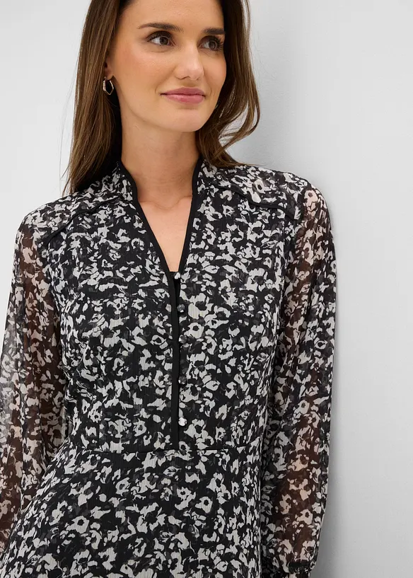 Midikleid mit asymmetrischem Saum, bonprix