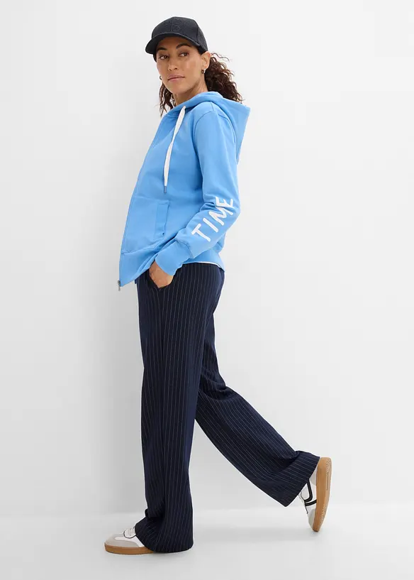 Sweat zipp&eacute; &agrave; capuche, bonprix