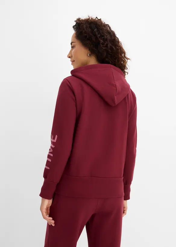 Sweat zipp&eacute; &agrave; capuche, bonprix