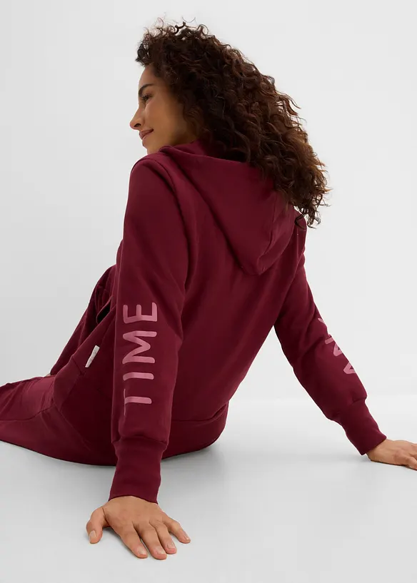Sweat zipp&eacute; &agrave; capuche, bonprix