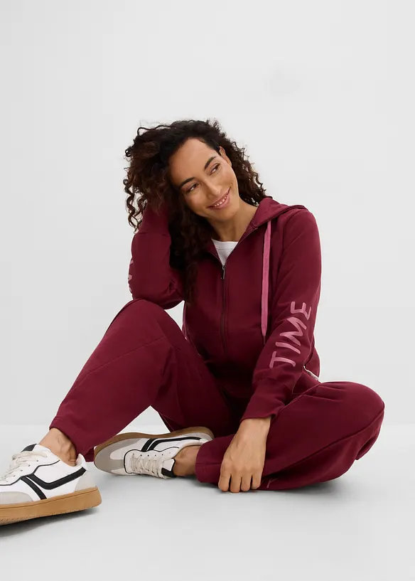 Sweat zipp&eacute; &agrave; capuche, bonprix
