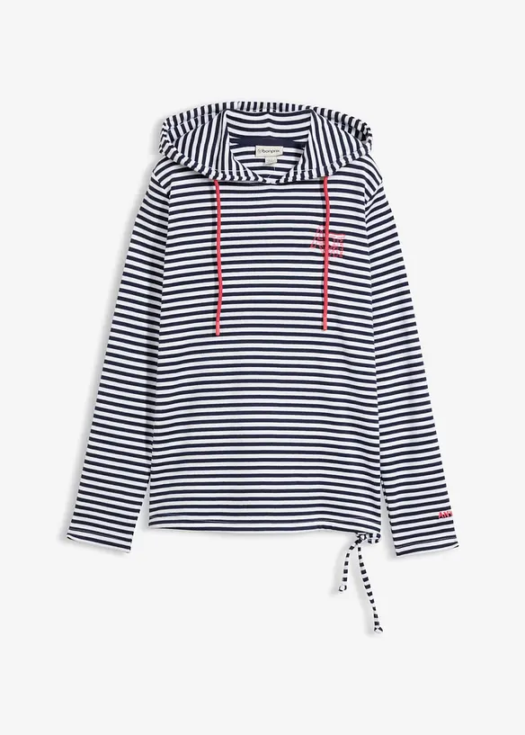 Interlock-Hoodie mit Bio-Baumwolle, bonprix