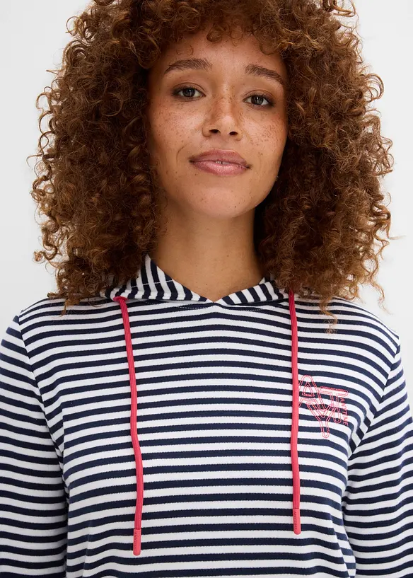 Interlock-Hoodie mit Bio-Baumwolle, bonprix