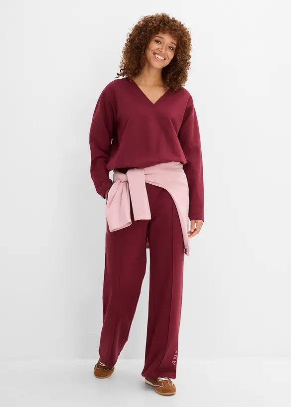 Sweatshirt aus elastischem Bio-Baumwoll-Mix, bonprix