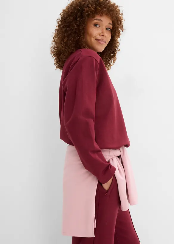 Sweatshirt aus elastischem Bio-Baumwoll-Mix, bonprix