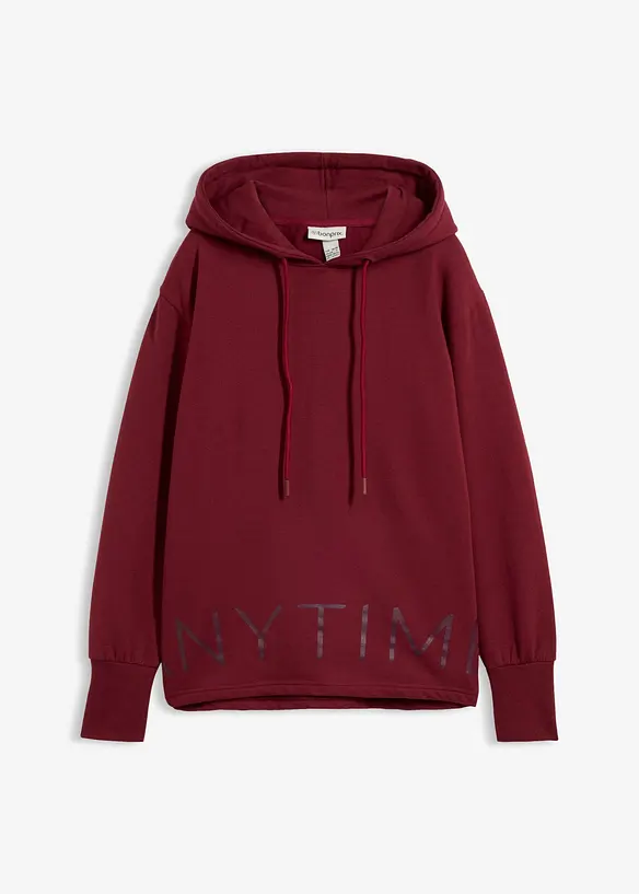 Sweat &agrave; capuche en coton extensible, bonprix