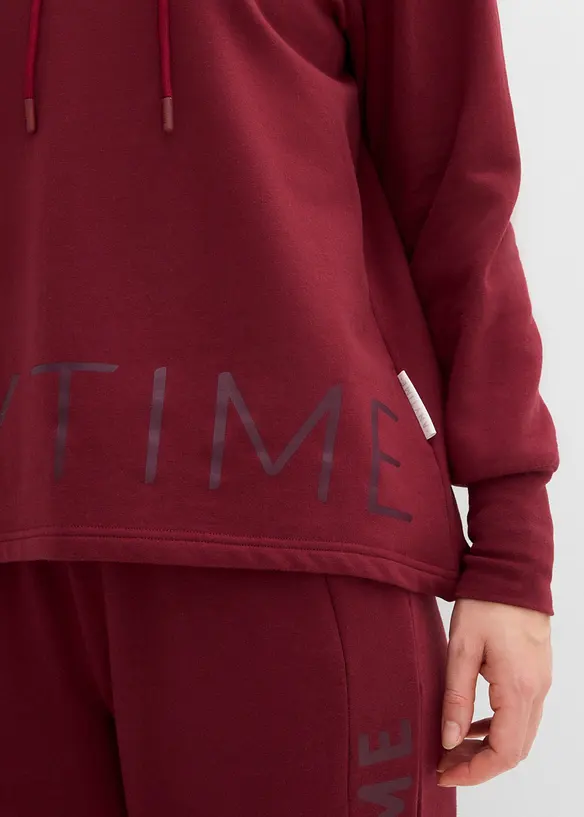 Sweat &agrave; capuche en coton extensible, bonprix