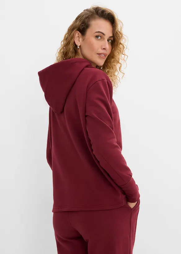Sweat &agrave; capuche en coton extensible, bonprix