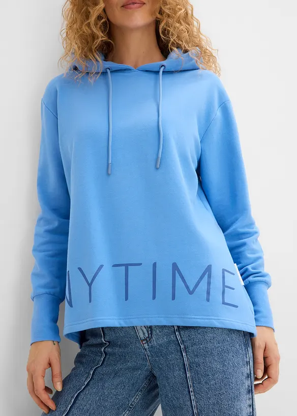 Sweat &agrave; capuche en coton extensible, bonprix