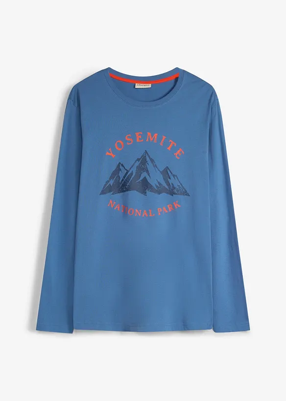 T-shirt manches longues 100% coton, bonprix