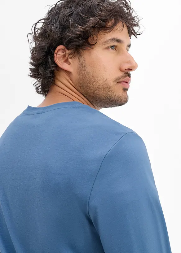 T-shirt manches longues 100% coton, bonprix