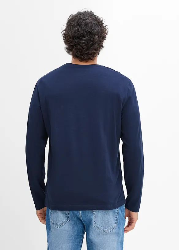 T-shirt manches longues 100% coton, bonprix