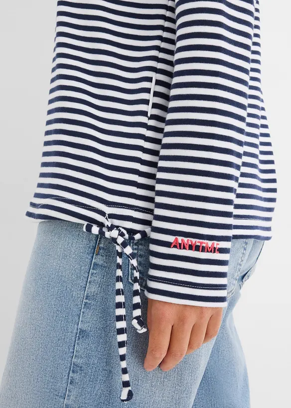 Interlock-Hoodie mit Bio-Baumwolle, bonprix