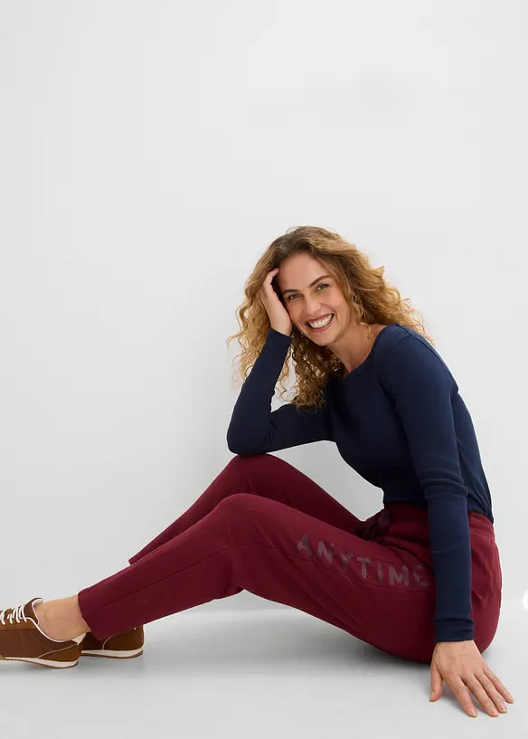 Pantalon de jogging en coton extensible, bonprix