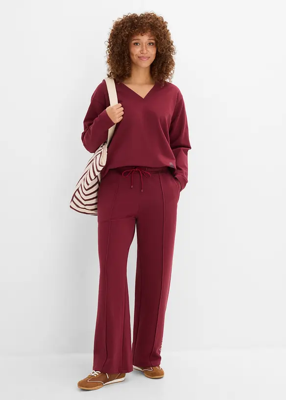 Pantalon sweat en coton extensible, bonprix
