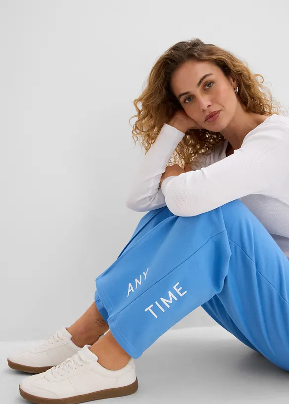 Pantalon sweat en coton extensible, bonprix