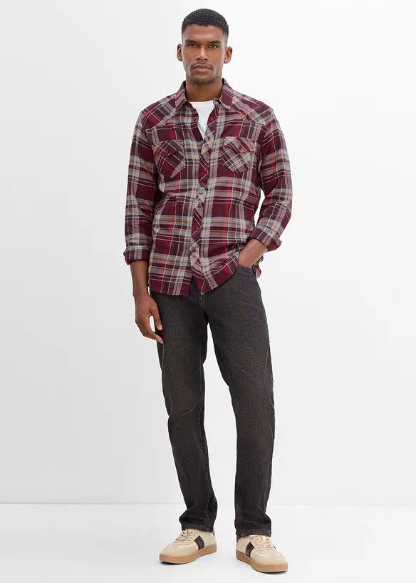 Chemisier en flanelle 100% coton, bonprix
