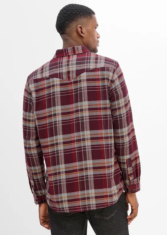 Chemisier en flanelle 100% coton, bonprix