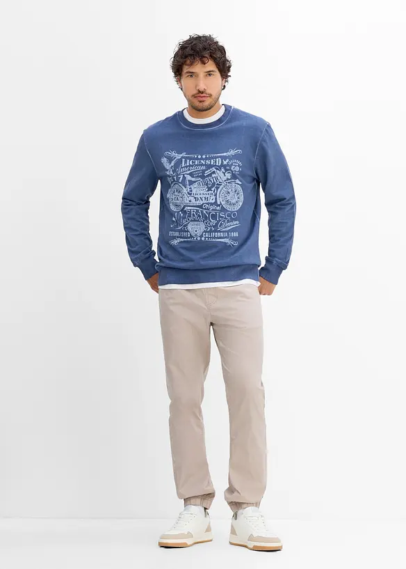 Sweat 100% coton, bonprix