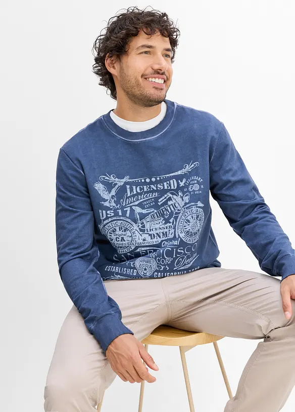Sweat 100% coton, bonprix