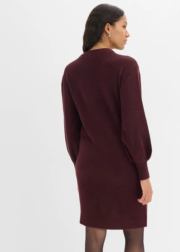 Strickkleid mit Schleifen-Applikation, bonprix