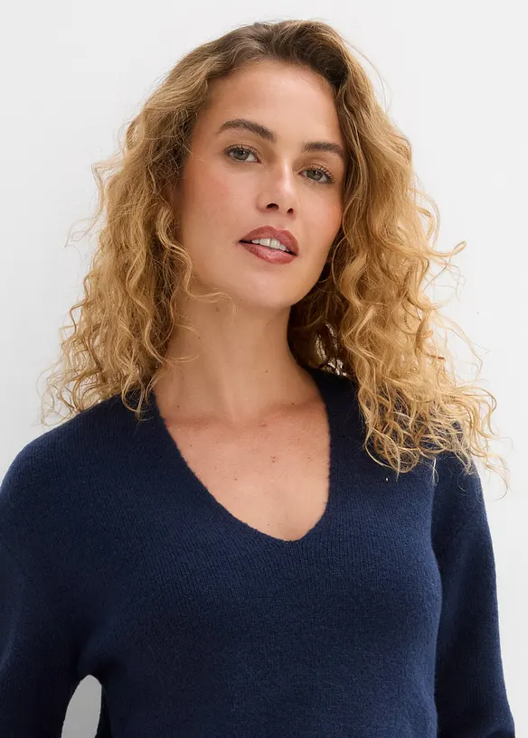 Pull &agrave; col V, bonprix