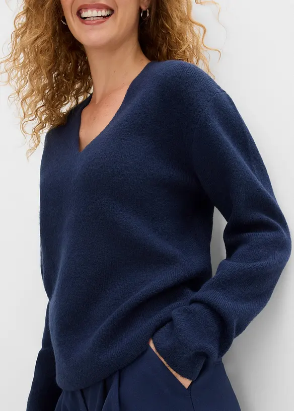 Pull &agrave; col V, bonprix