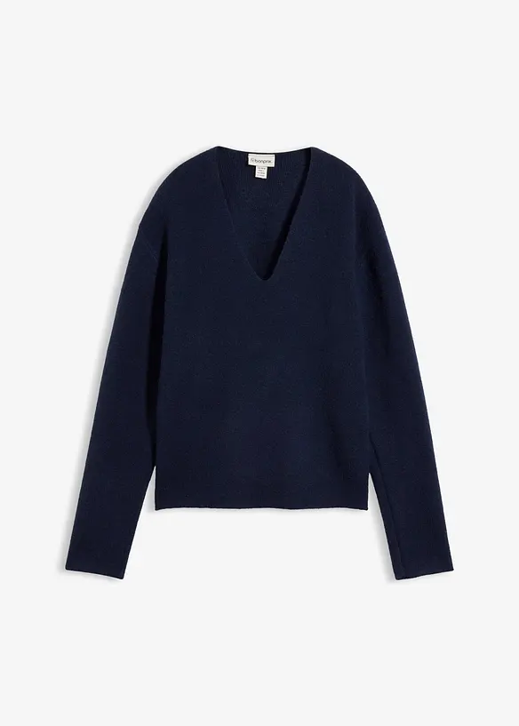 Pull &agrave; col V, bonprix